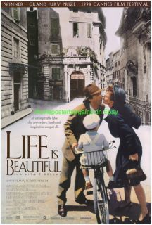 Life Is Beautiful Movie Poster Very Very RARE Original
