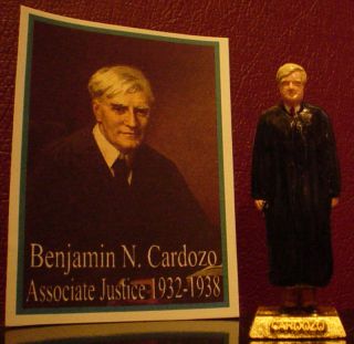 Supreme Court Justice Benjamin Cardozo Figurine Card