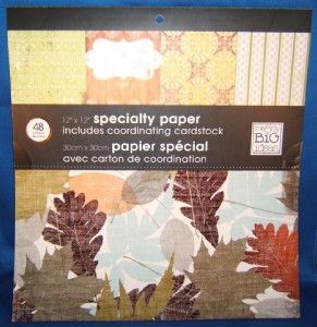 me my big ideas copper willow scrapbook paper stack