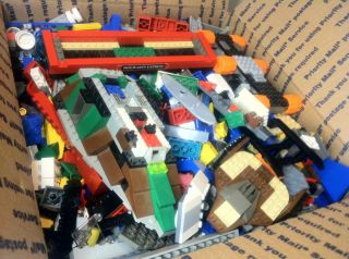 Large LEGO LOT Bricks & Parts 8 lb Harry Potter Star Wars City Space 