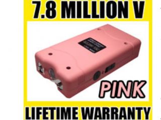 STUN GUN ILLEGAL IN 8 STATES ORIGINAL VTX880 7 8 MILLION VOLTS PINK 