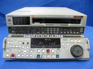 Sony DNW A75 Beta SX Player Recorder w 2640 Tape Hrs