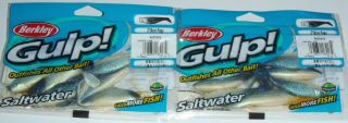 BERKLEY GULP 3 ANCHOVY SALTWATER BAITS SOFT PLASTIC FISHING TACKLE JIG 
