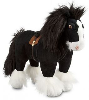 BNWT Disney Brave Meridas Angus 18 Black Horse Plush Soft Toy Doll