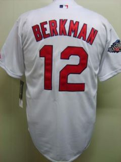 Lance Berkman 2011 All Star Patch St. Louis Cardinals Home Jersey