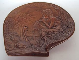 Franz Bergman Art Nouveau Vienna Bronze Vide Poche, Card Tray