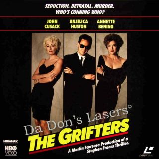   Grifters 1990 Laserdisc New LD Cusack Huston Bening Crime Drama