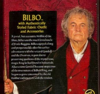 BILBO BAGGINS THE ORIGINAL HOBBIT, LORD OF THE RINGS, 2002, NIB