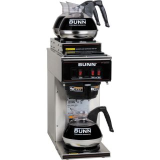 Bunn 3 Warmer Commercial Coffee Maker Machine Stainless Steel Pourover 