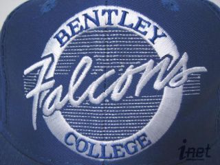 Vintage Bentley College Falcons Circle Hat The Game New