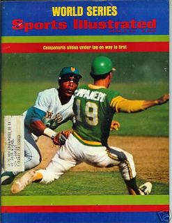 10 22 73 Sports Illustrated Bert Campaneris As vs Mets