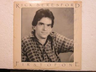 Rick Beresford First of One LP Private SSW Country Folk signed