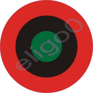 1x Biafra Air Force Roundel Vinyl Sticker Decal