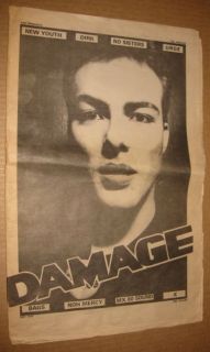 Damage 1 First Issue 1979 Jello Biafra Dead Kennedys X