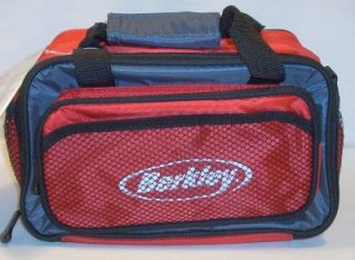 Berkley Freshwater Fishing Tackle Box Soft Sided Storage Bag w 2 Trays 