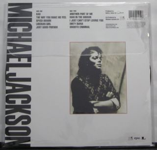Michael Jackson Bad 25th Anniversary New LP 12 Vinyl Picture Disc 