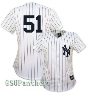 Bernie Williams New York Yankees Replica Home Jersey Womens Sz s XL 