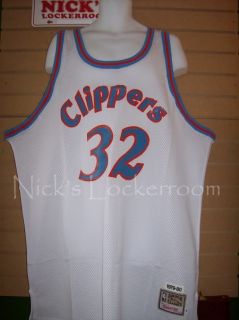   Ness 80 San Diego Clippers Bill Walton Throwback Jersey 56