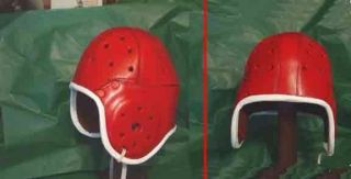 1930 1940 Old Ohio State Bill Willis Leather Football Helmet