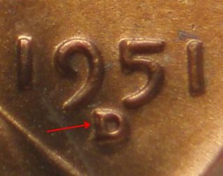 The Over Mint Mark The upper left curve of the S is evident 