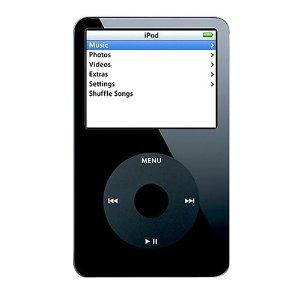 Black Apple iPod Video 5 5 Gen 30GB with New Battery