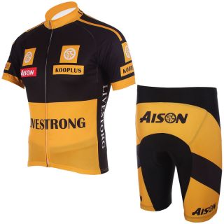 Cycling Jersey short bicycle shirt clothes bike wear suit + pants Size 