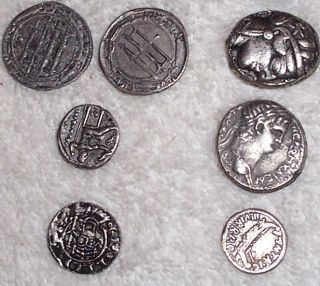    Replicas of Ancient World Coins Silver Besant Dirhem Drachim Athena