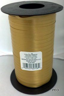 Berwick Curling Ribbon Holiday Gold 500 yd Party Supply