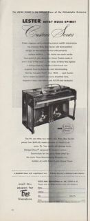 Vintage 1953 Lester Piano Ad Betsy Ross Spinet