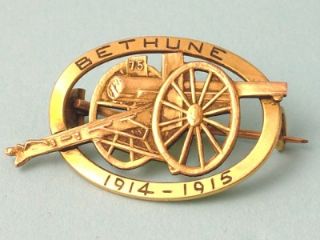 French Bethune brooch, dating from the First World War. This piece is 