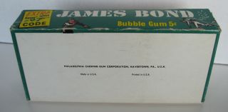 Vintage 1966 James Bond 007 Sean Connery Thunderball Gum Trading Card 