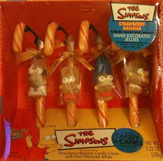 Jelly Planet The Simpsons Candy Canes with Hand Decorated Jellies
