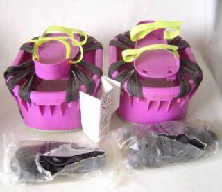 Big Time Toys Moon Shoes Bounce Jump Purple Vintage Kids Extra Bands 