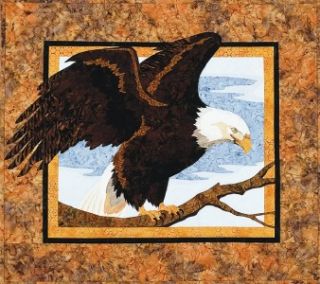   Eagle Animal Toni Whitney Applique Quilt Pattern Bigfork Bay