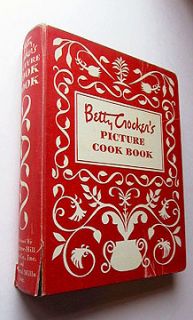 Vintage 1950 BETTY CROCKERS PICTURE COOK BOOK Binder COOKBOOK