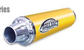 HMF Bill Ballance Pro Exhaust Pipe Raptor 700 Yellow