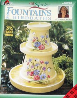 Fountains Birdbaths Donna Dewberry Painting Pattern Book