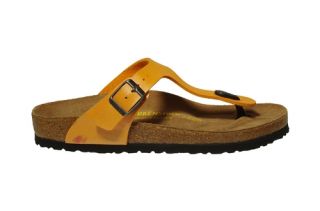 Birkenstock Womens Sandals Orange Slides EUR 38 NB0088