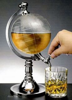 Globe Shaped Beverage Dispenser Beer Drink 65 oz Tap Bar Liquor 1 2 