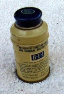  BFI or B F I Tin Antiseptic First Aid Dressing Surgical Powder