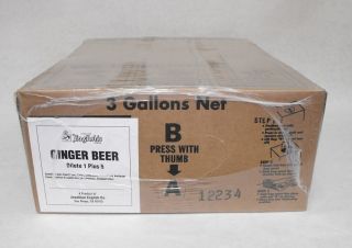 Gal Bib Ginger Beer Dispenser Syrup for Wunderbar Soda Guns
