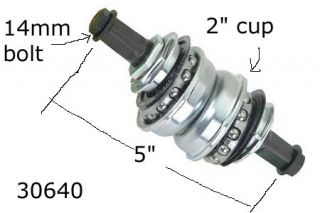 bracket bearing kit fits most bicycle measure the housing where crank 