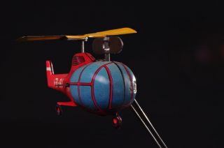 Biller B 090 Helicopter with Remote Control 1950s 60s