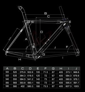 RB006 Full Carbon Aero Frameset Bicycle Parts Road Bike Carbon Frames 