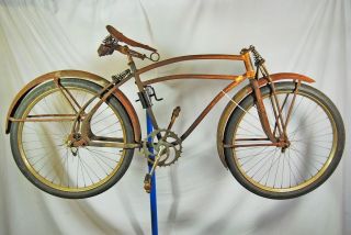 Vintage 1939 Huffman Dixie Flier Twin Flex Balloon Tire Bicycle Bike 