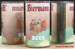 Biermann Beer Flat Top Can Fox Head Brewing Waukesha Wisconsin Very 