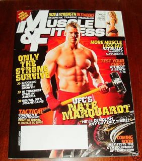 Muscle Fitness Magazine August 2009 Nate Marquardt