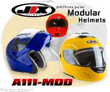 Dot Red Modular Flip Up Motorcycle Scooter Helmet XL