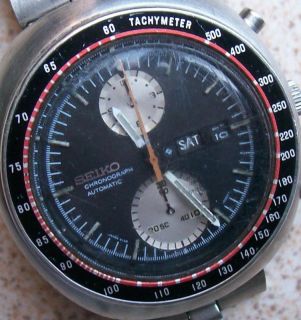  Vintage big wristwatch chronograph ref 6138 0011 44 mm in diameter run