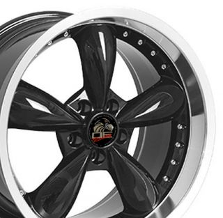 One Rim 20 x10 Black Rims Wheels Fit Mustang® Bullitt